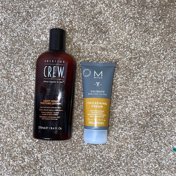 SET OF TWO HAIR GEL MEN'S AMERICAN CREW AND MITCHELL - NEW - Picture 1 of 2